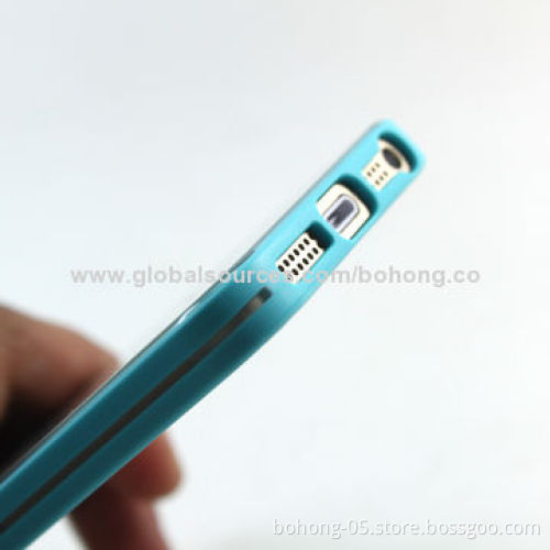 TPU Cases for iPhone 5S, High-transparent PC Back, Camera Slot with Black Circle